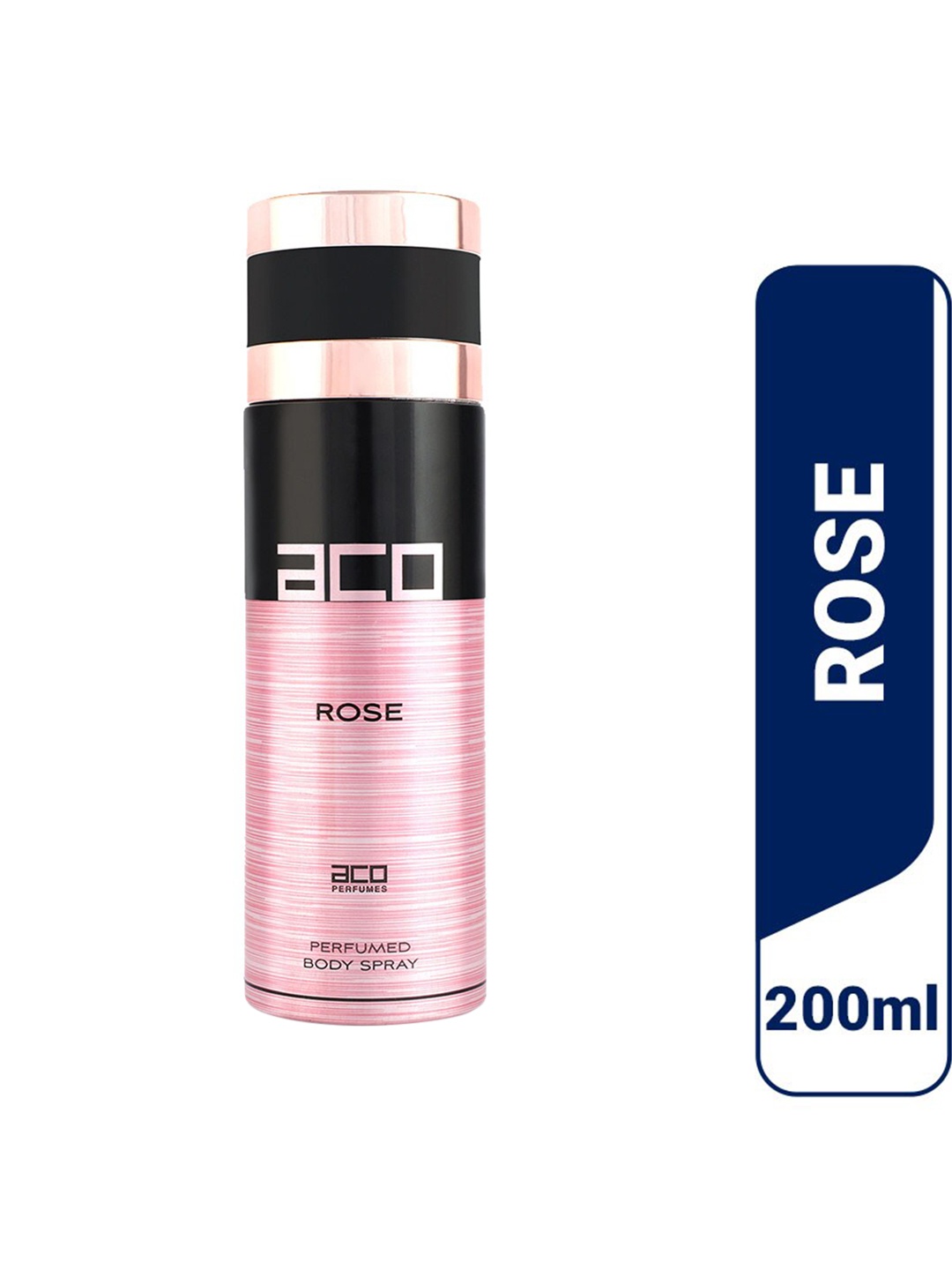 

aco PERFUMES Women Rose Deodorant - 200 ml, Pink