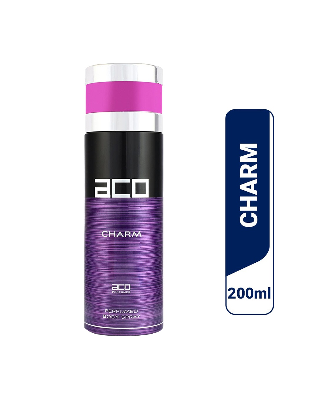 

aco PERFUMES Women Charm Deodorant - 200 ml, Purple