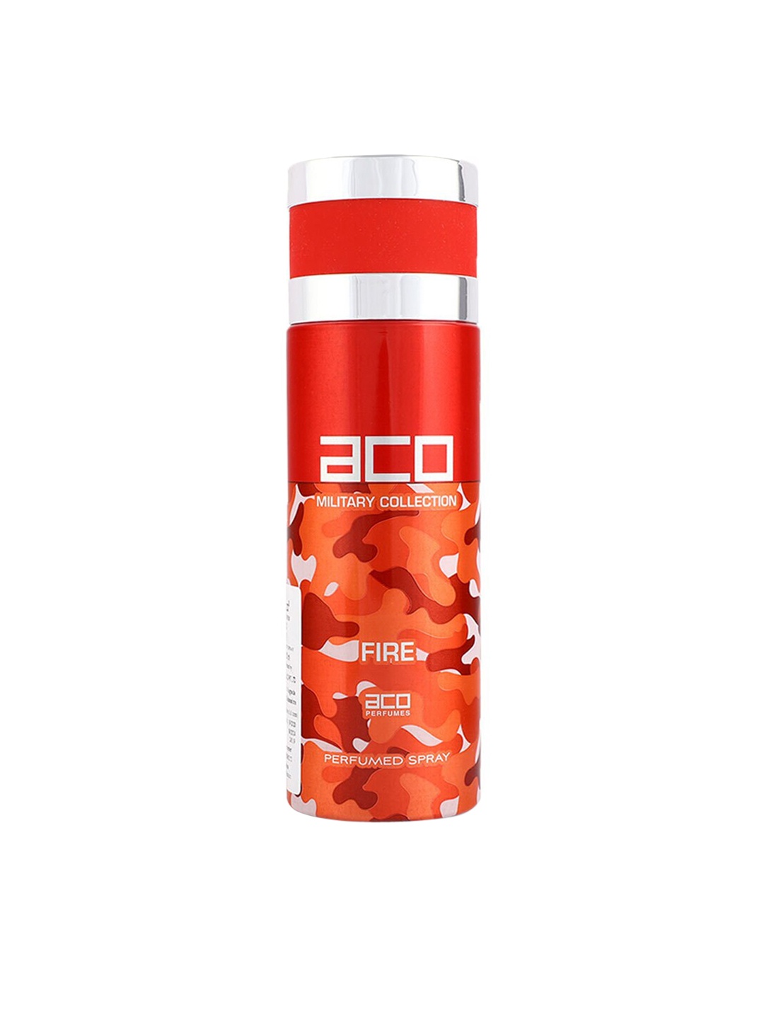 

aco PERFUMES Men Military Collection Fire Deodorant - 200 ml, Orange