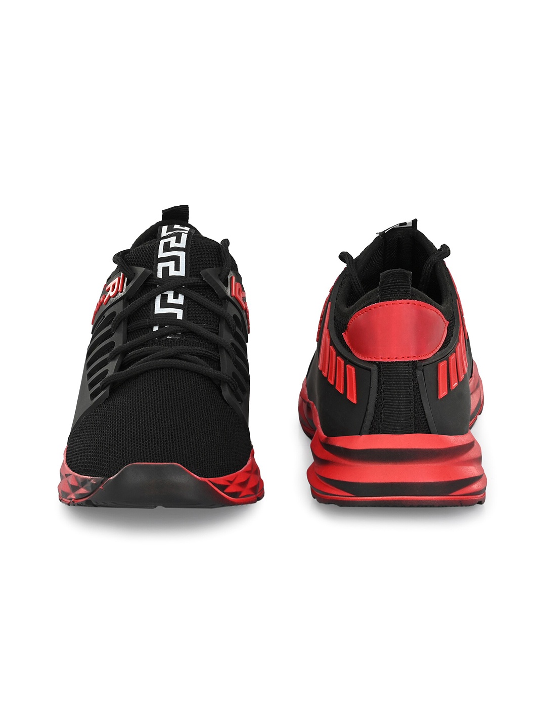 

Absolutee Shoes Men Black Mesh Walking Non-Marking Shoes