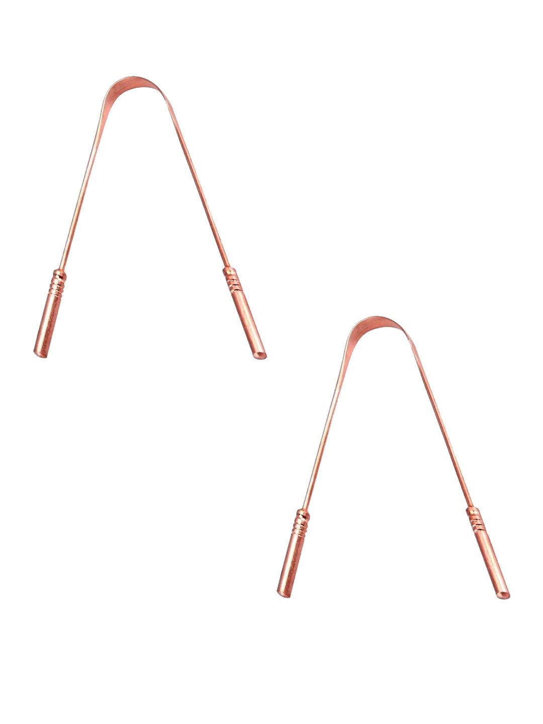 

GUBB Set Of 2 Copper-Toned Solid Tongue Cleaner With Handle