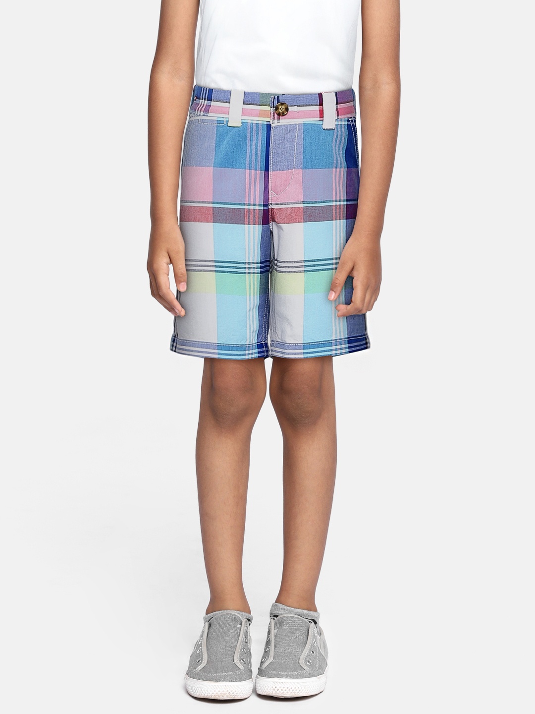 

Tommy Hilfiger Boys Multicoloured Checked Shorts, Multi