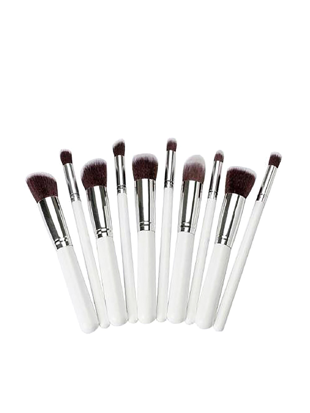 

Ronzille Set of 10 White Soft Makeup Brushes