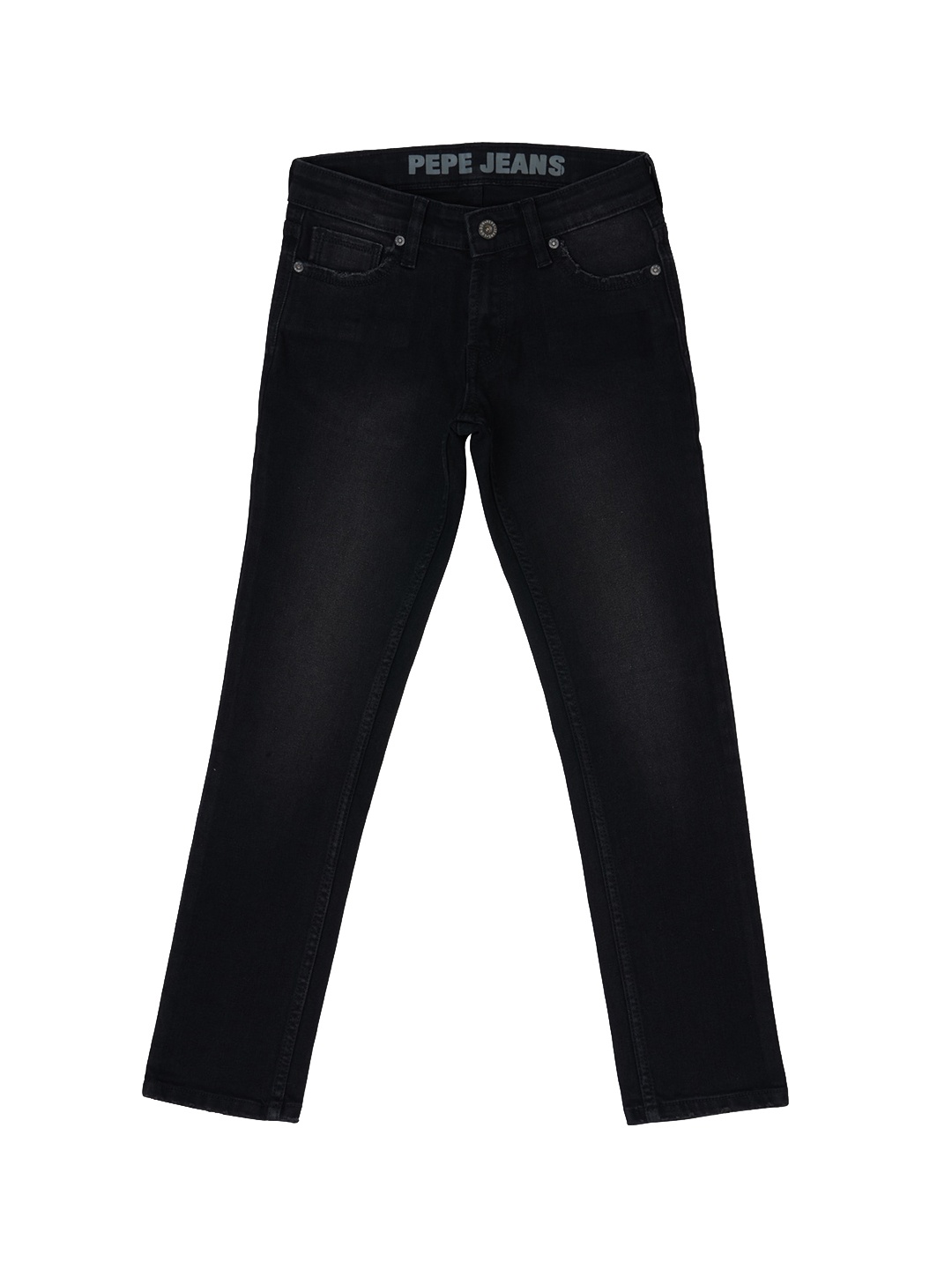 

Pepe Jeans Boys Slim Fit Light Fade Stretchable Jeans, Black