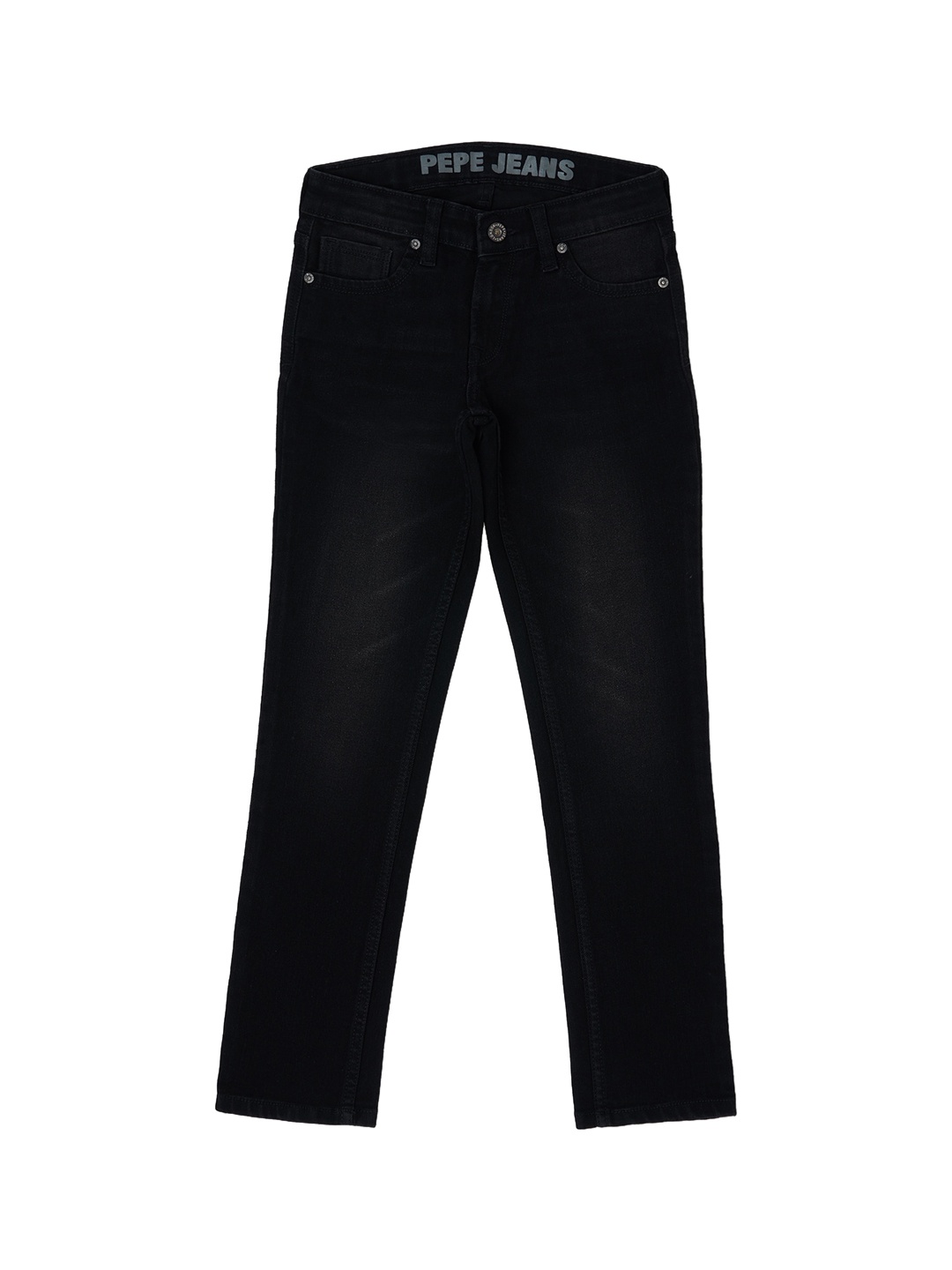 

Pepe Jeans Boys Slim Fit Light Fade Stretchable Jeans, Black