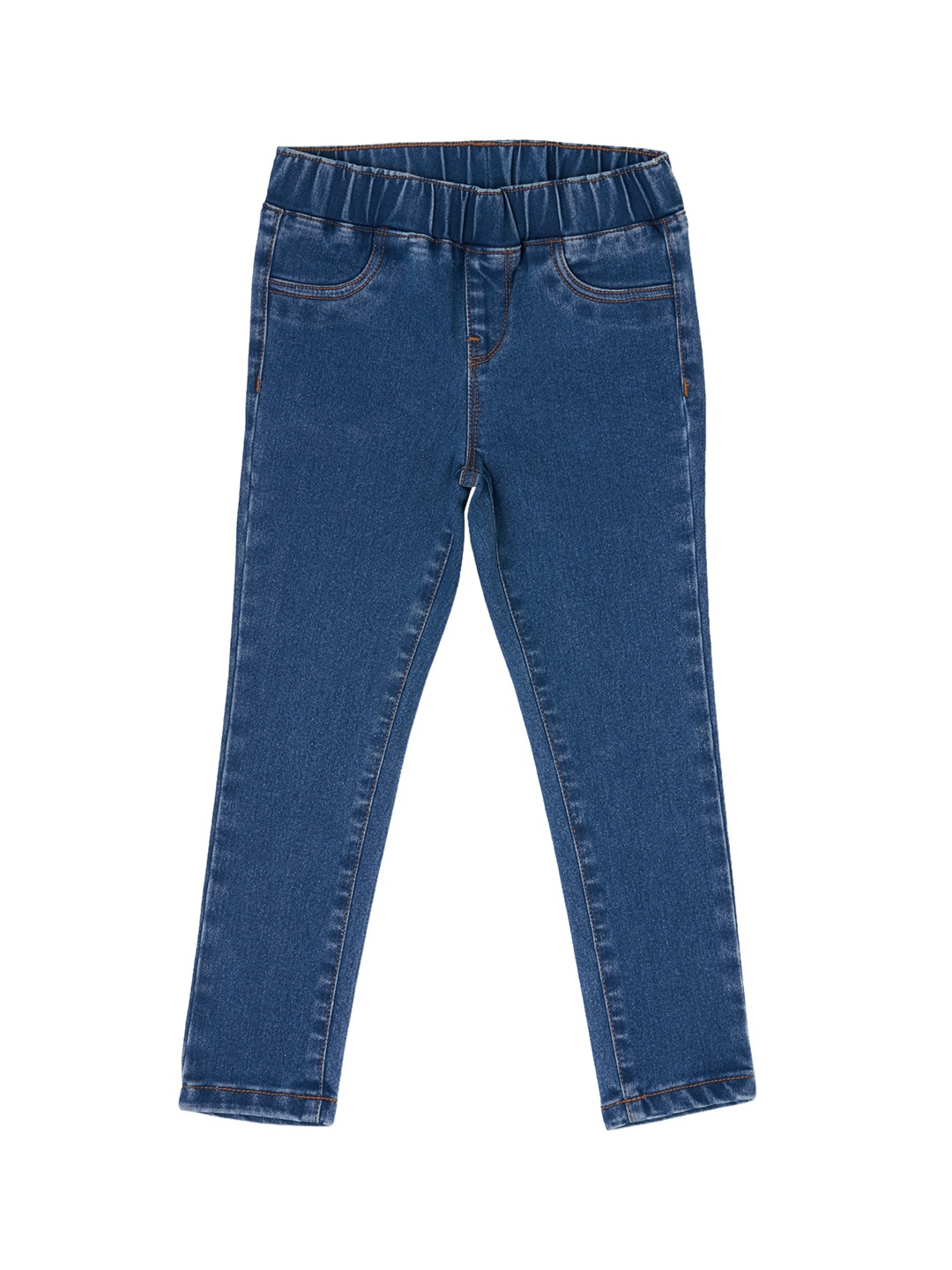 

Pepe Jeans Girls Blue Skinny Fit High-Rise Jeans