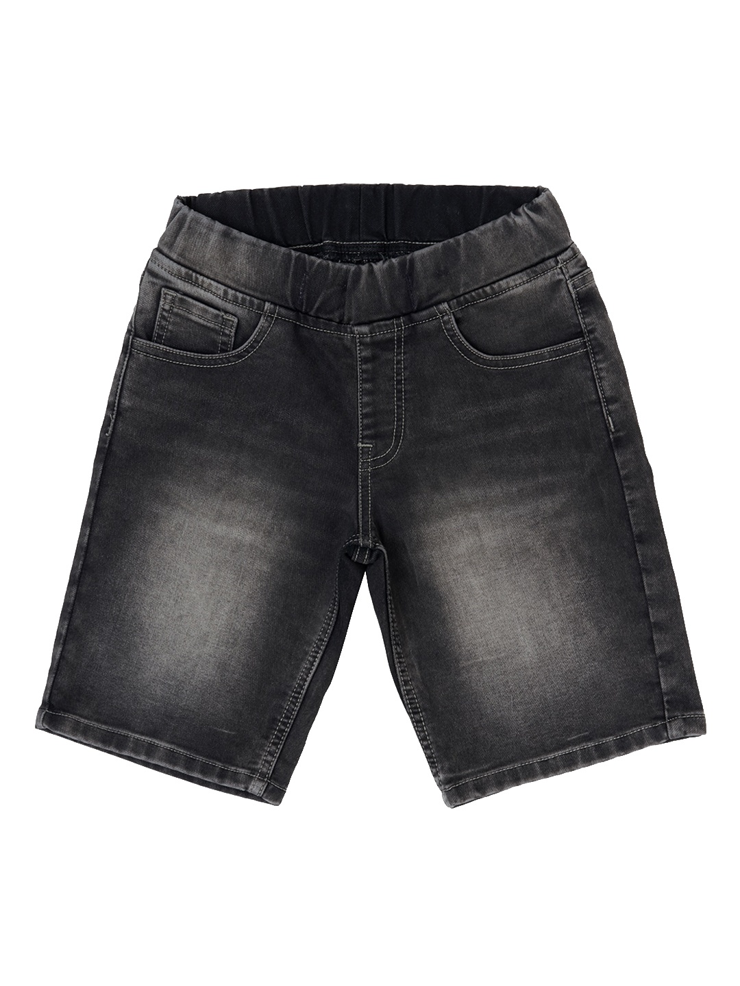 

Pepe Jeans Boys Black Washed Slim Fit Denim Shorts
