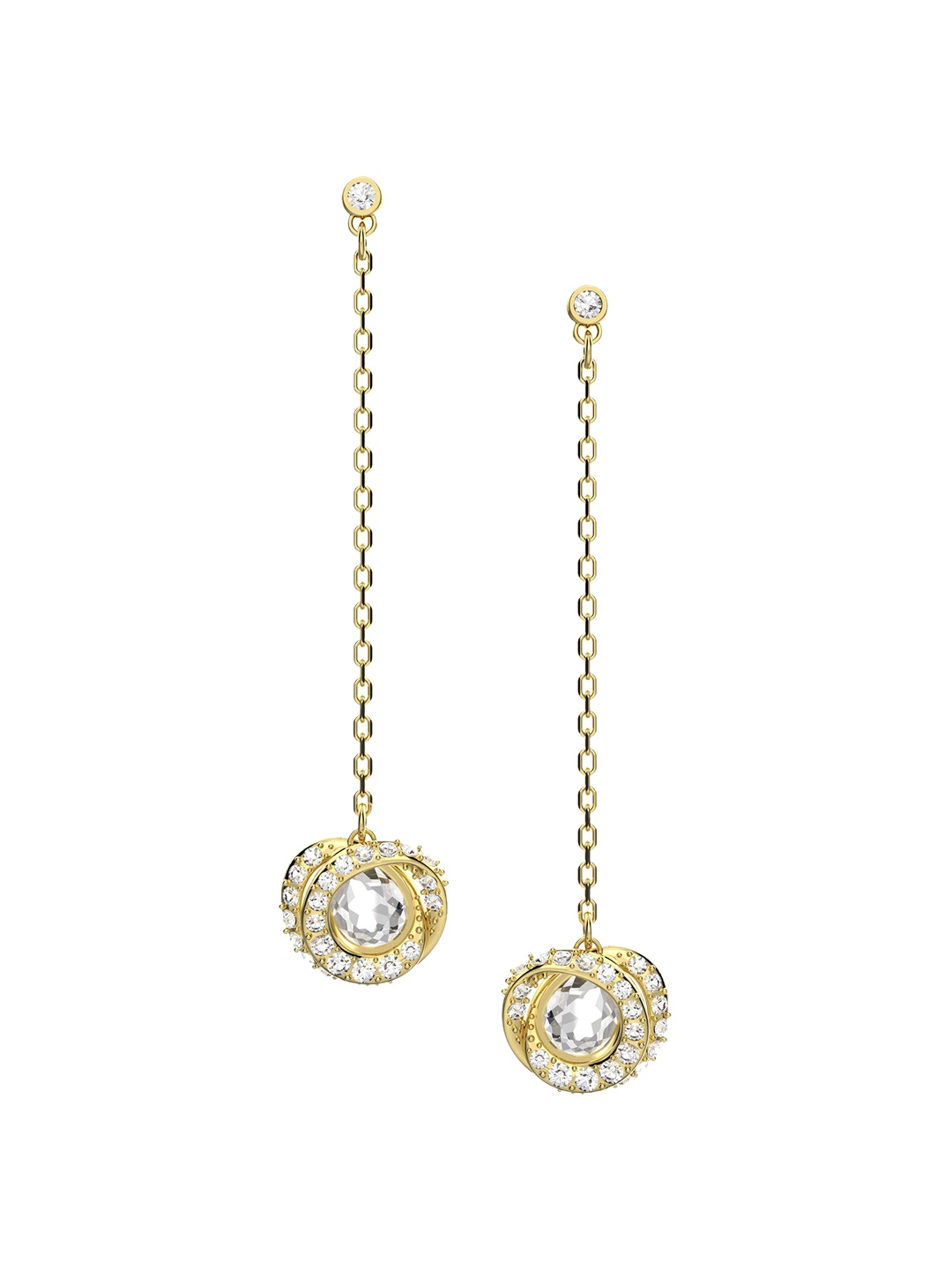 

SWAROVSKI Gold-Toned Contemporary Drop Earrings