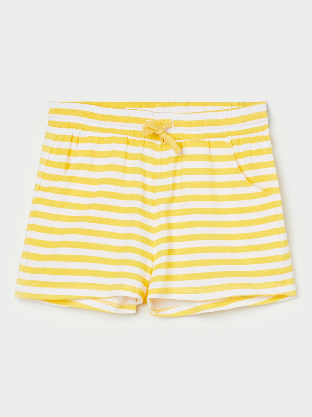 

Fame Forever by Lifestyle Girls Yellow Striped Shorts