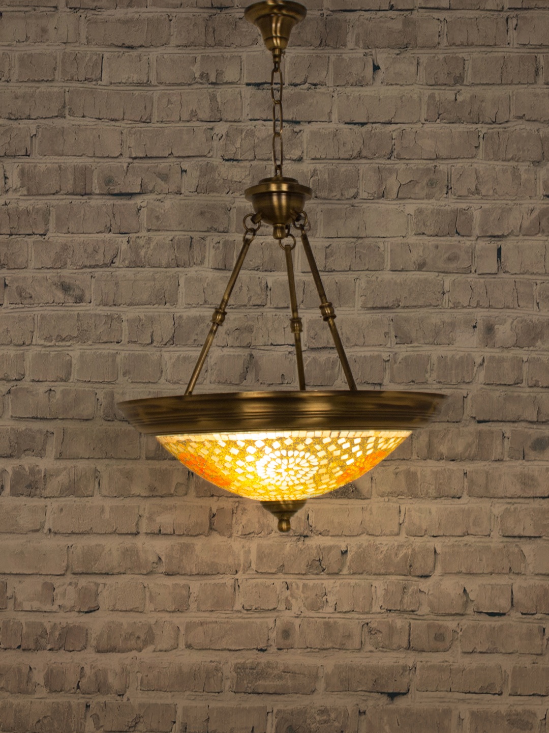 

Fos Lighting Gold Plated Contemporary Semi Spherical Brass Ceiling Lamps