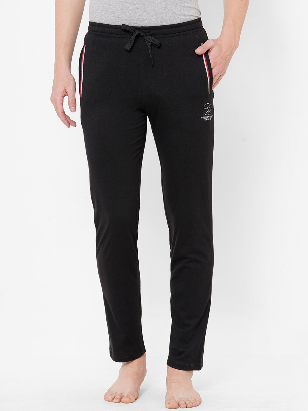 

Sweet Dreams Men Black Solid Lounge Pants