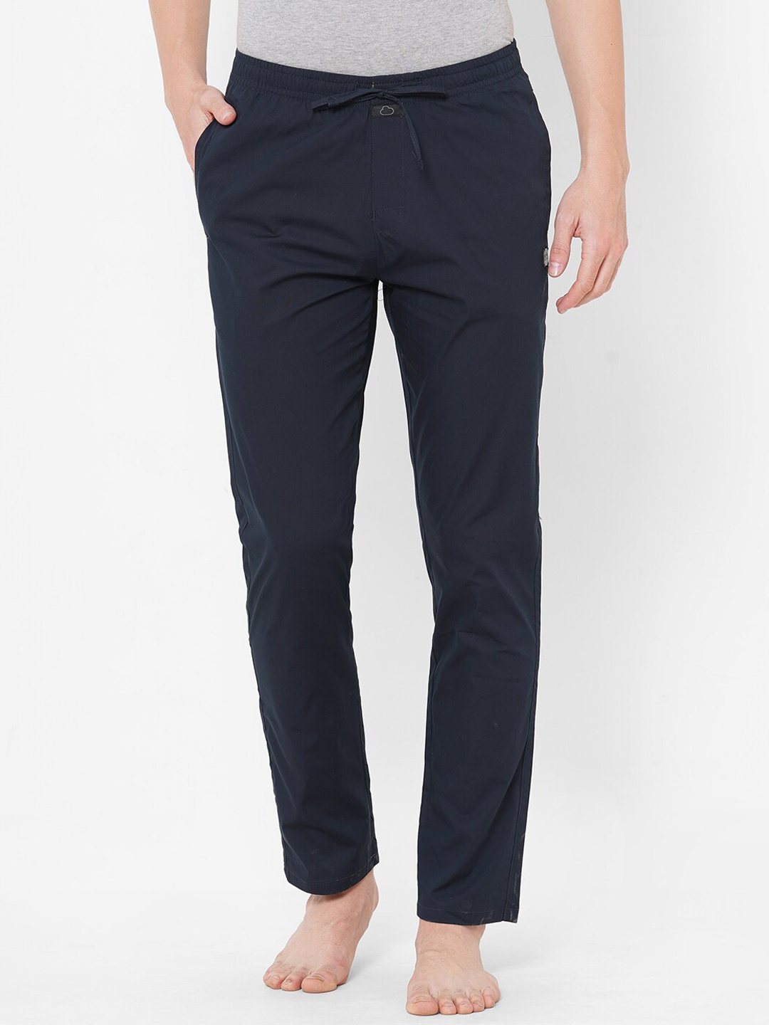 

Sweet Dreams Men Navy Blue Solid Lounge Pants