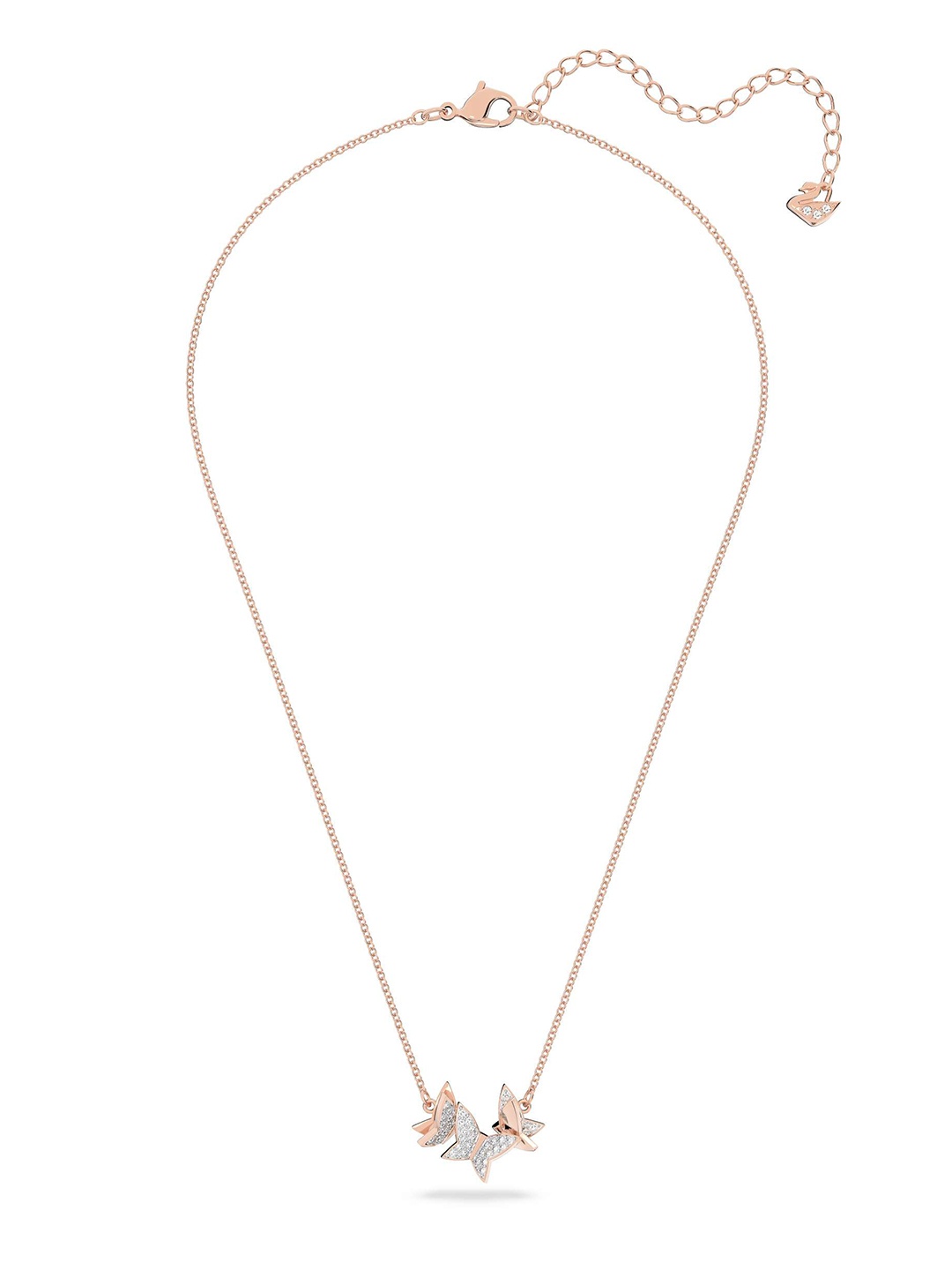 

SWAROVSKI Rose Gold & White Rose Gold-Plated Necklace