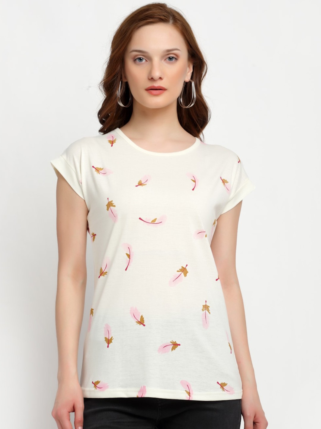 

ANTI CULTURE Women White Printed T-shirt