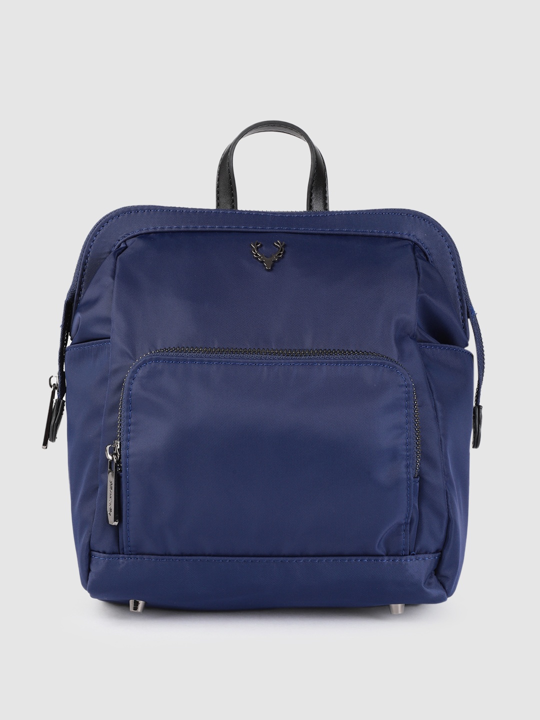 

Allen Solly Women Navy Blue Solid Backpack