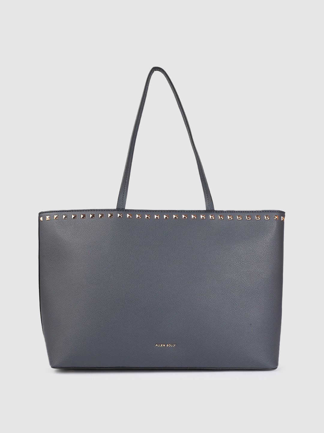 

Allen Solly Navy Blue PU Structured Shoulder Bag