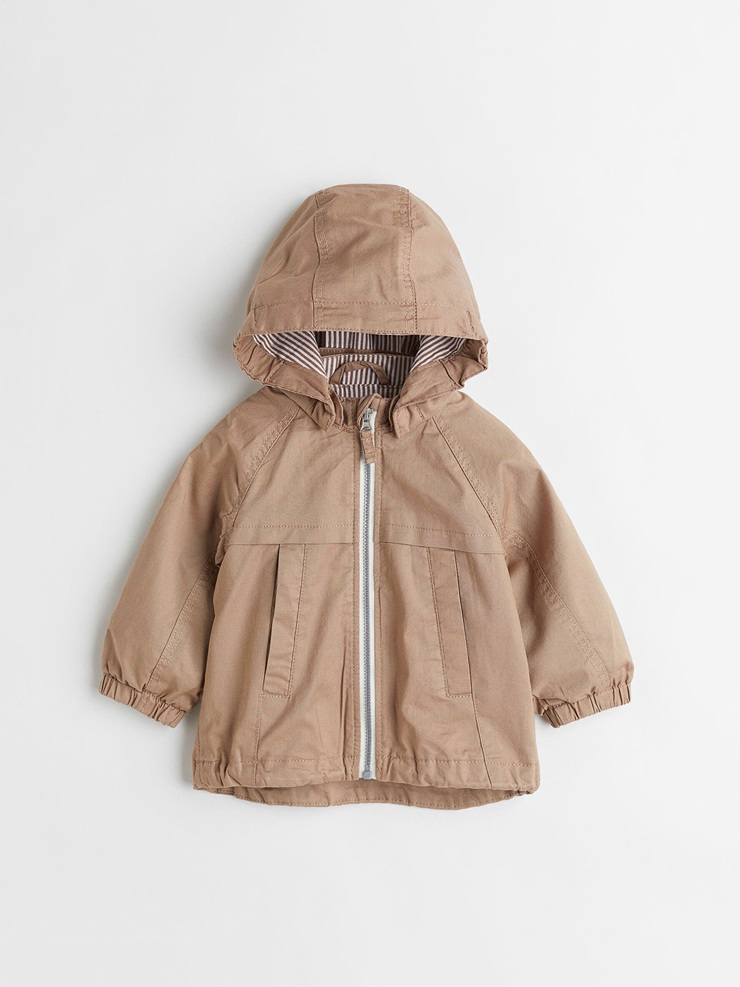 

H&M Girls Beige Cotton Jacket