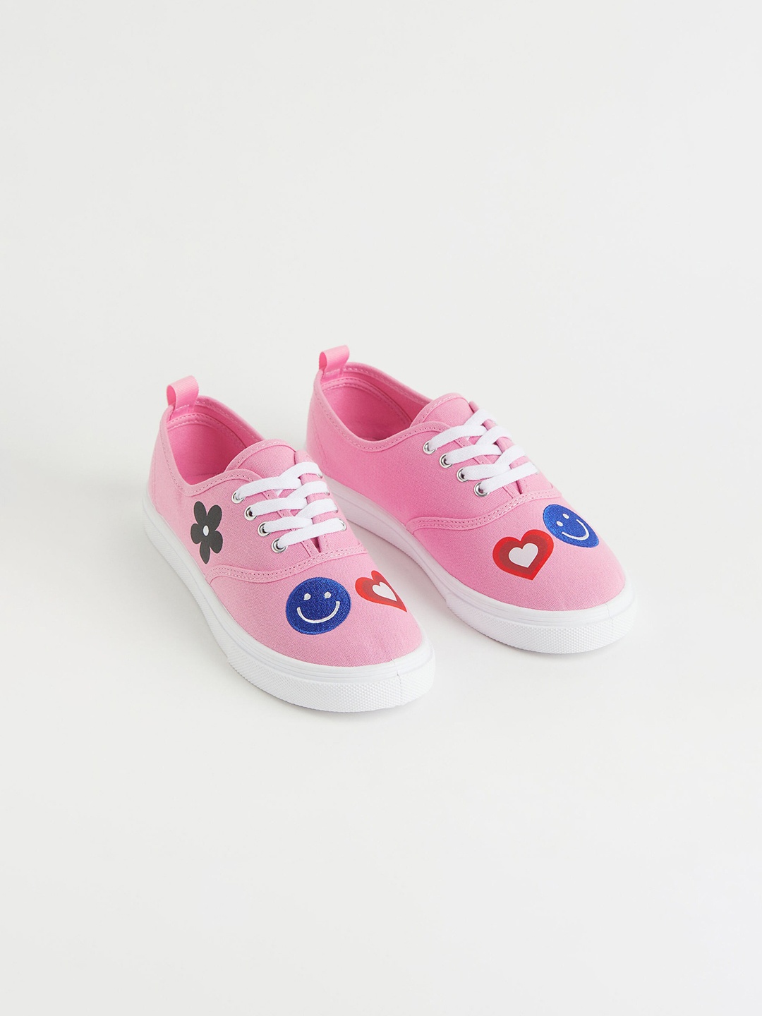 

H&M Pink Appliqu-Detail Trainers