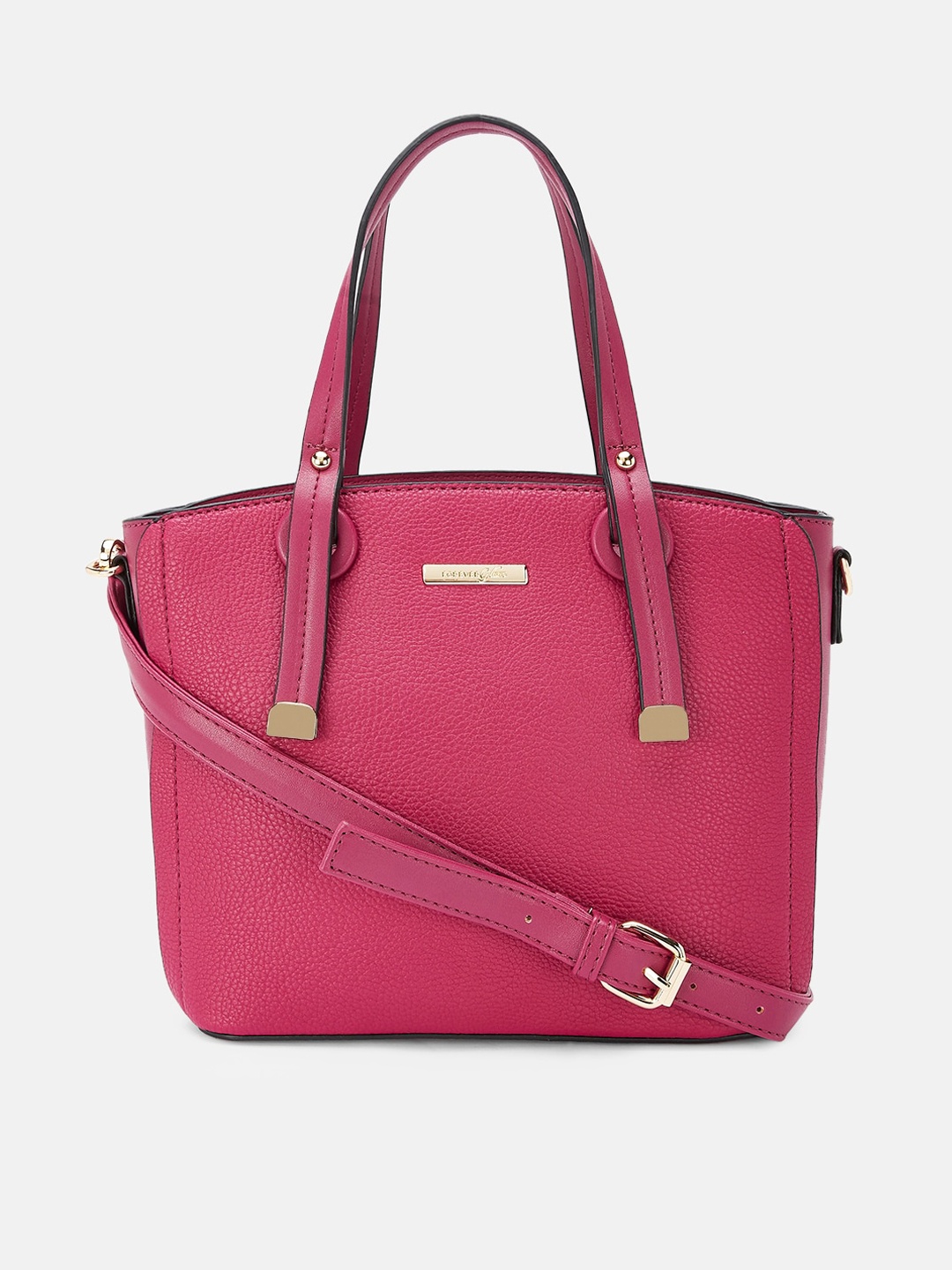 

Forever Glam by Pantaloons Fuchsia Oversized Structured Handheld Bag