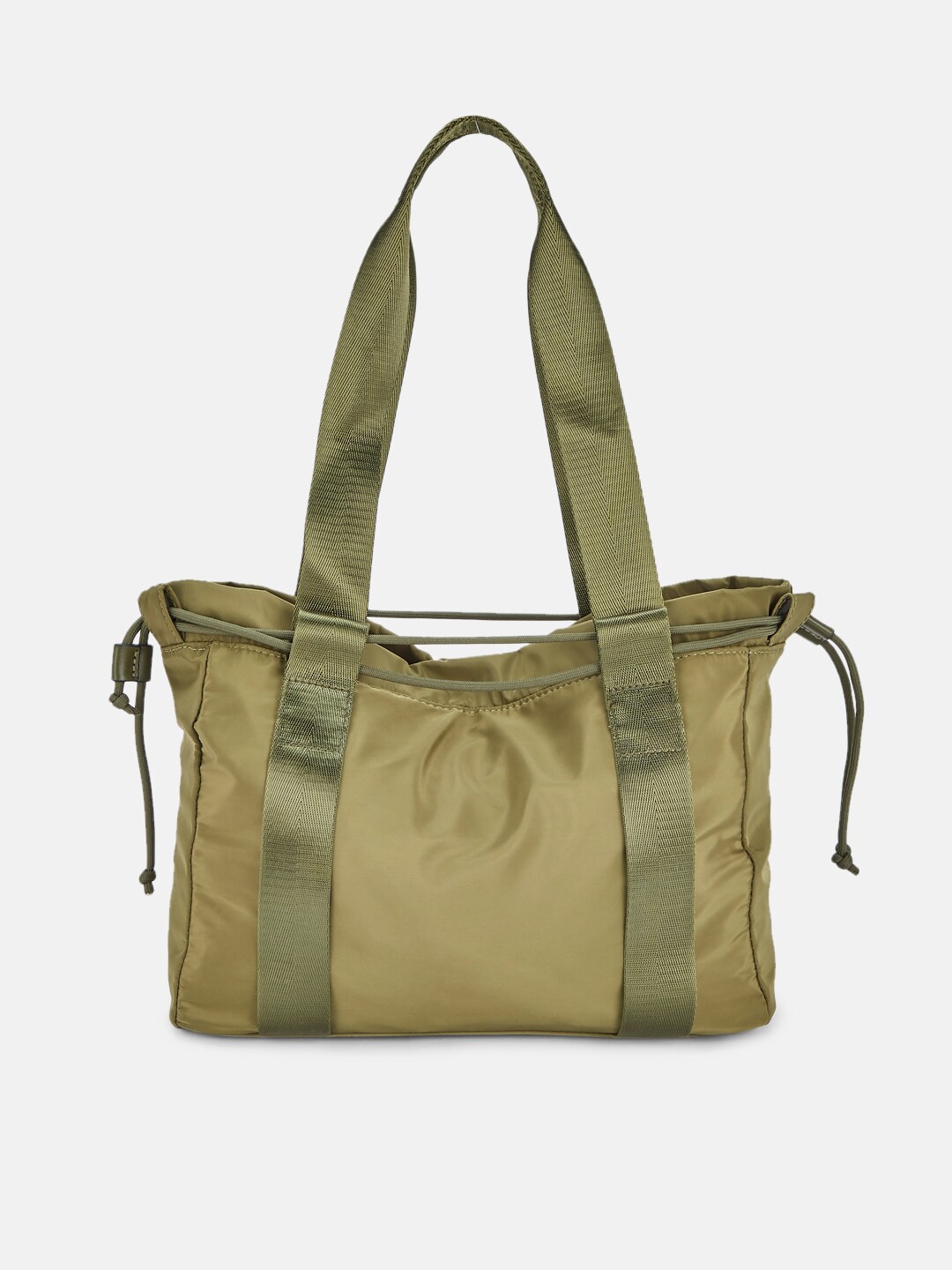 

Forever Glam by Pantaloons Olive Green Shopper Shoulder Bag