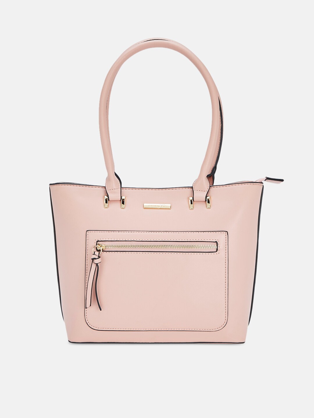 

Forever Glam by Pantaloons Pink Structured Shoulder Bag