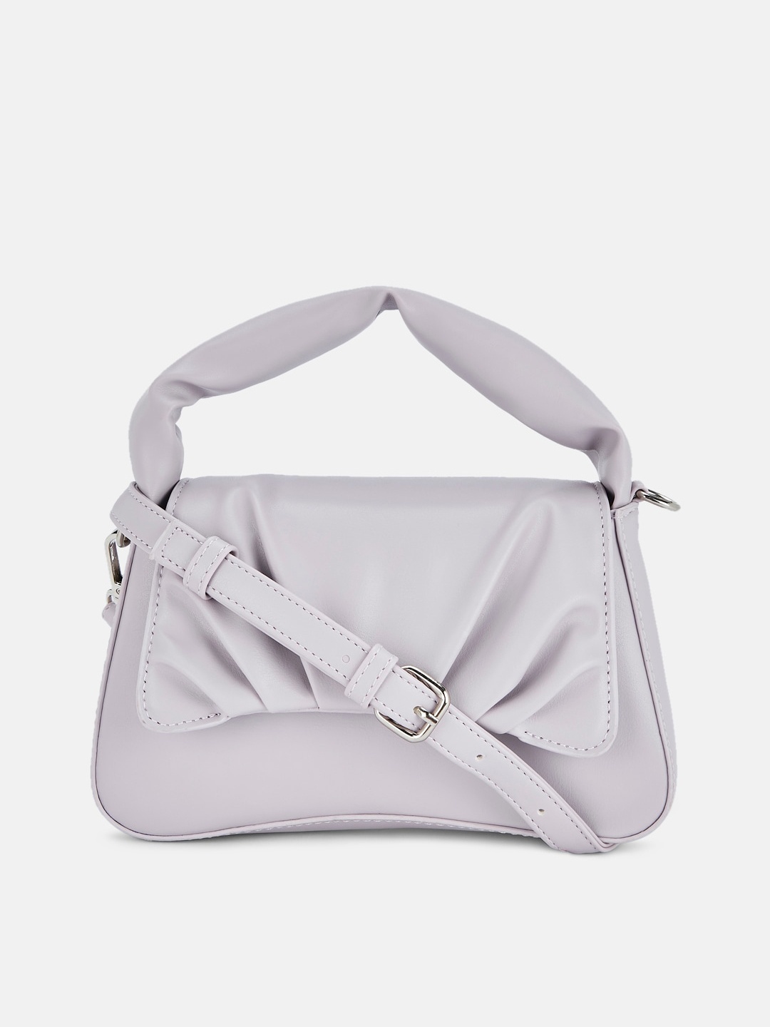 

Forever Glam by Pantaloons Purple Oversized Structured Satchel Bag