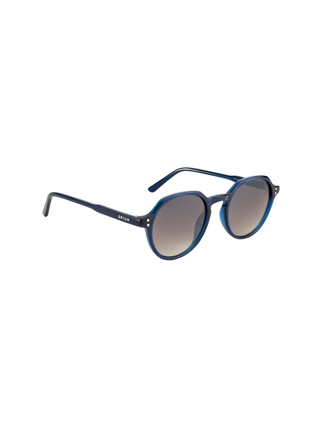 

OPIUM Unisex Grey Lens & Blue Oval Sunglasses with UV Protected Lens OP-1909-C03