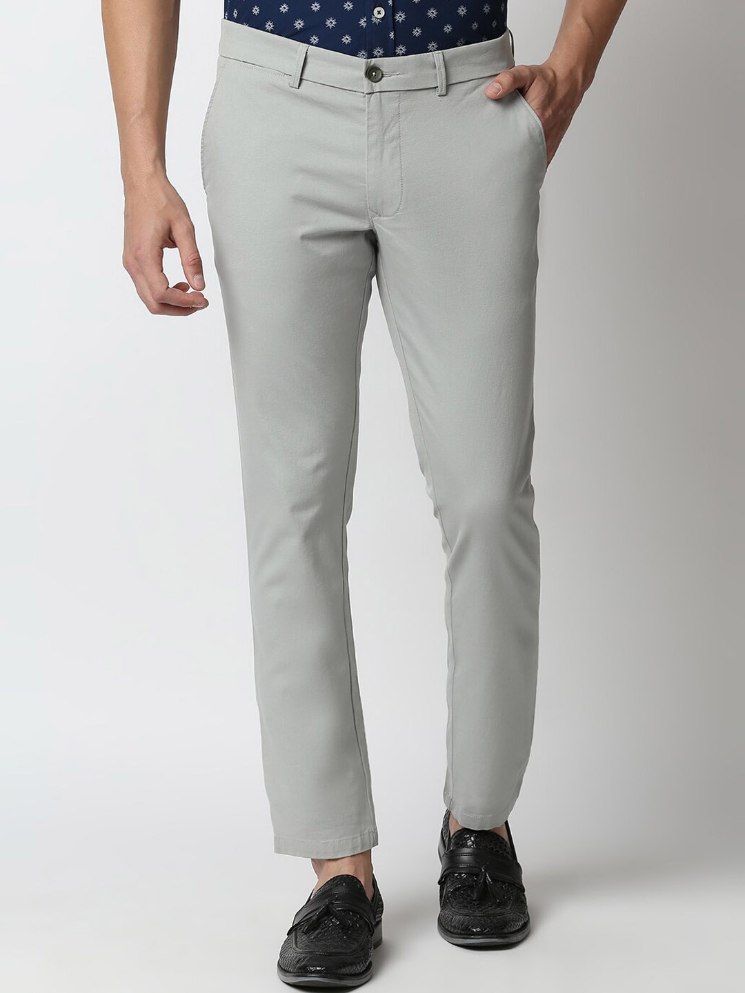 

Basics Men Green Trousers