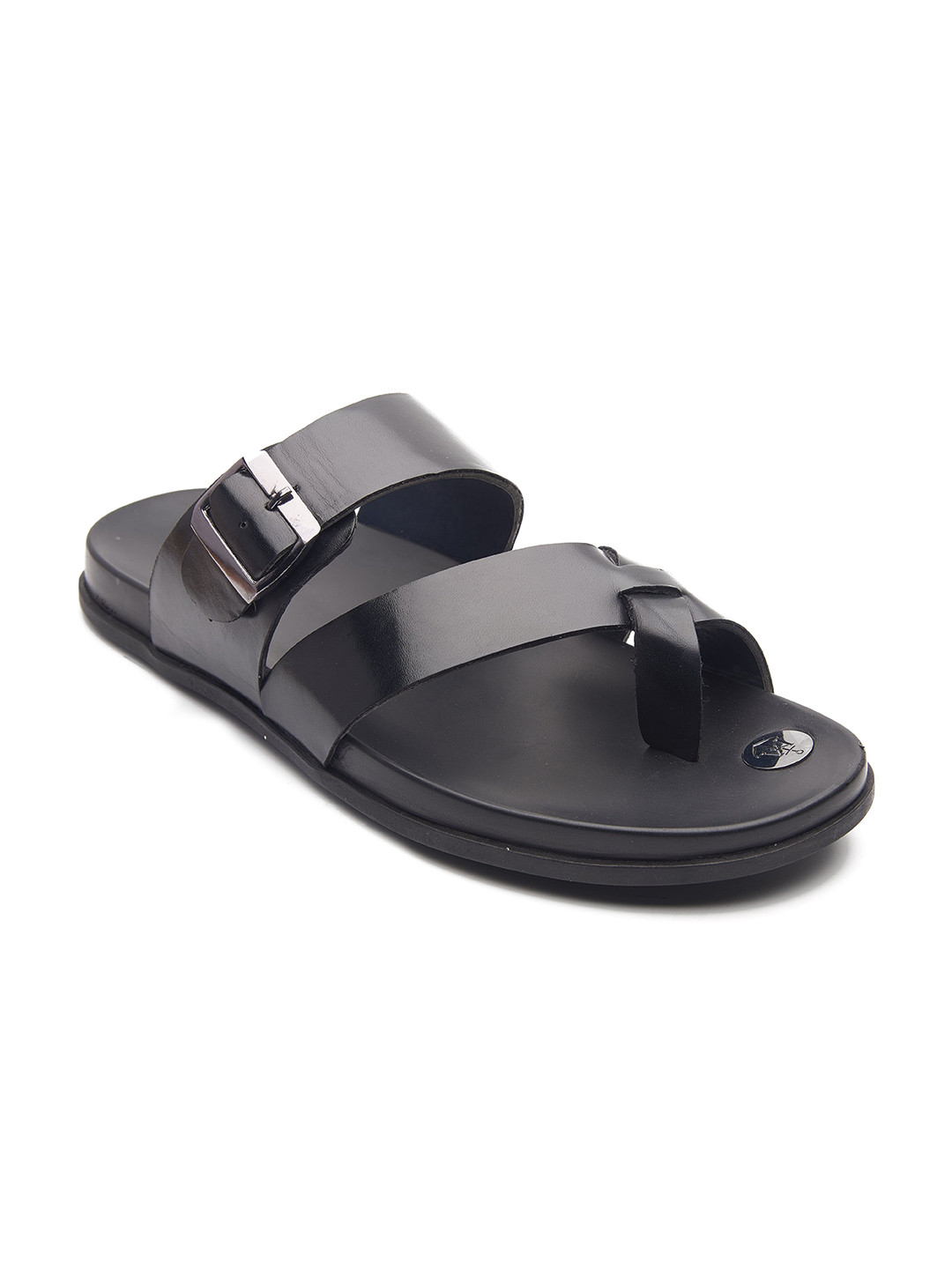 

MICHAEL ANGELO Men Black PU Comfort Sandals