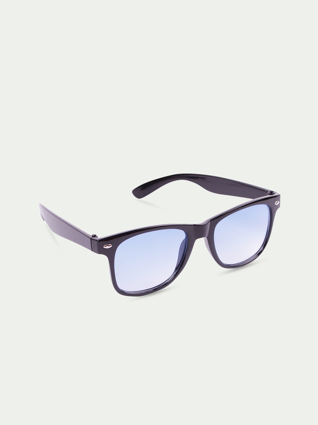

DukieKooky Unisex Kids Blue & Black Wayfarer Sunglasses With UV Protected Lens
