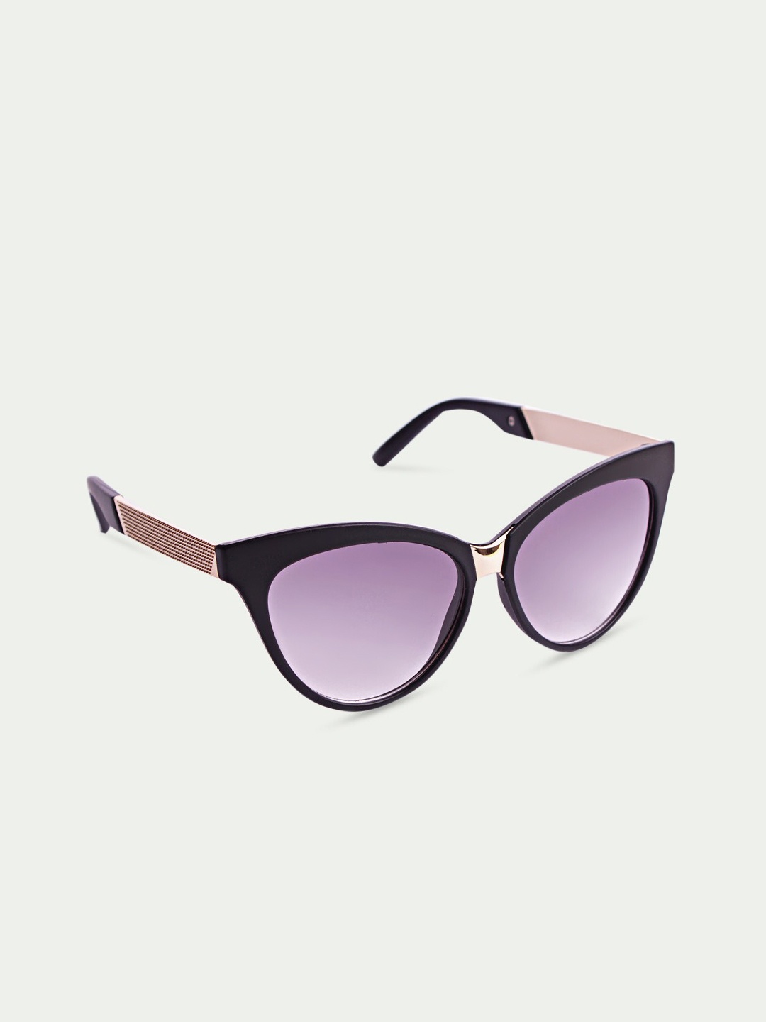 

DukieKooky Unisex Kids Purple & Black Cateye Sunglasses With UV Protected Lens