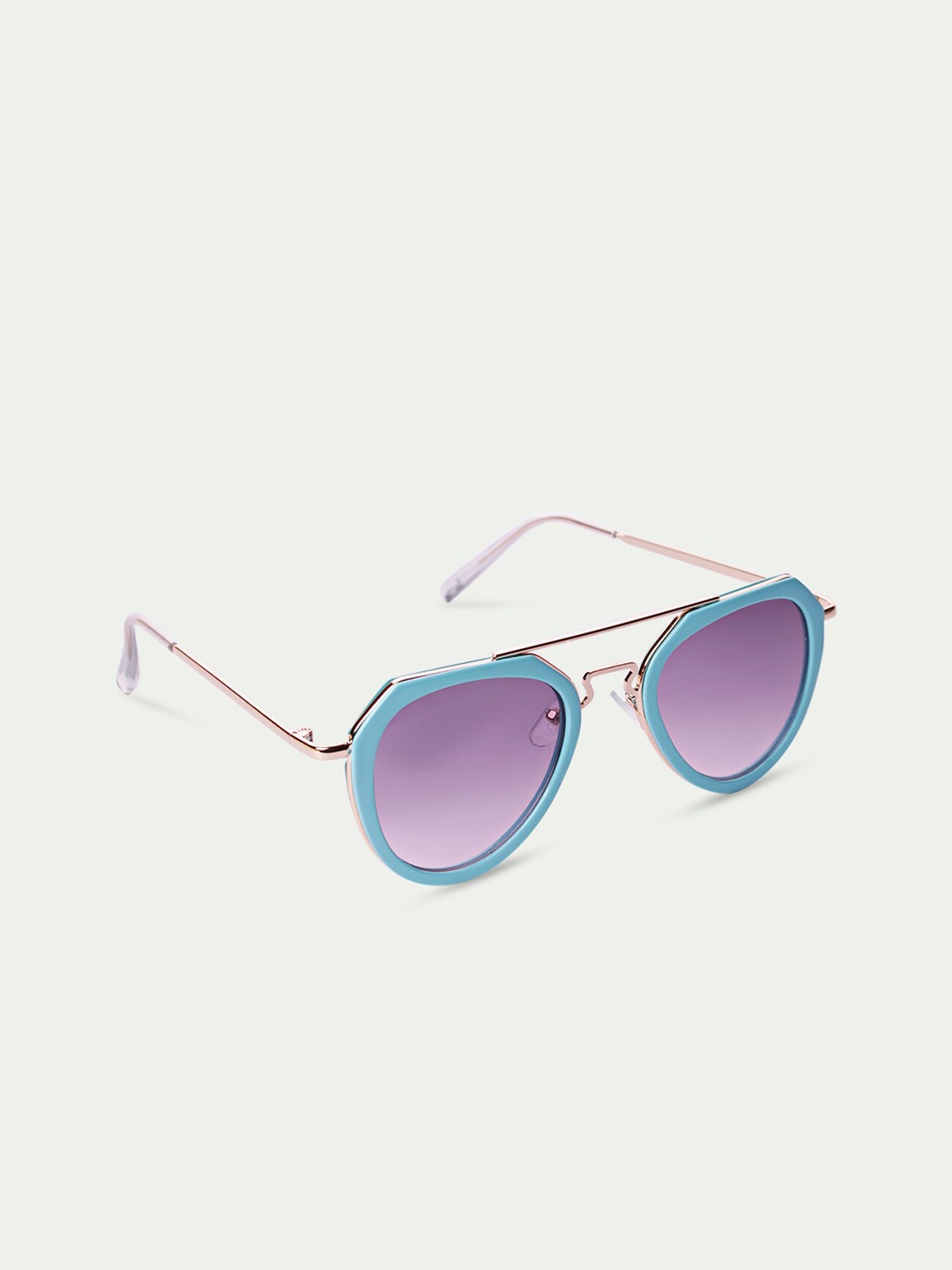 

DukieKooky Unisex Kids Purple Aviator Sunglasses with UV Protected Lens - DKSG339A