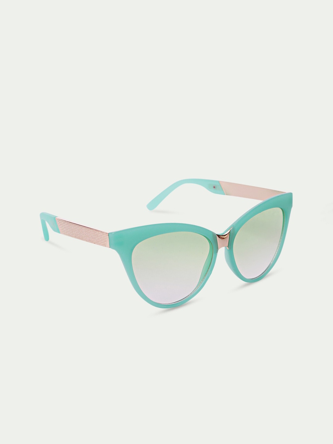 

DukieKooky Unisex Kids Green UV Protected Cateye Sunglasses DKSG343B