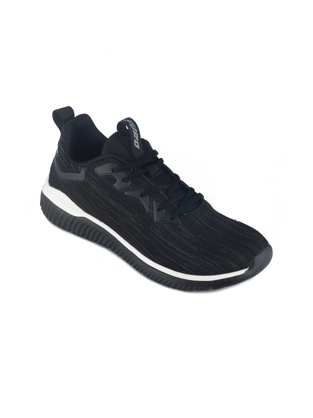 

FURO by Red Chief Men Black Mesh Walking Non-Marking Shoes
