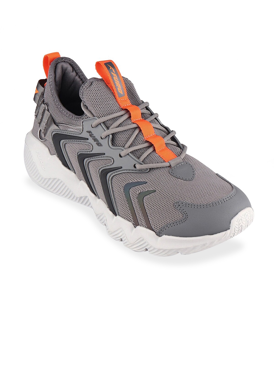 

FURO by Red Chief Men Grey Mesh Walking Non-Marking Shoes