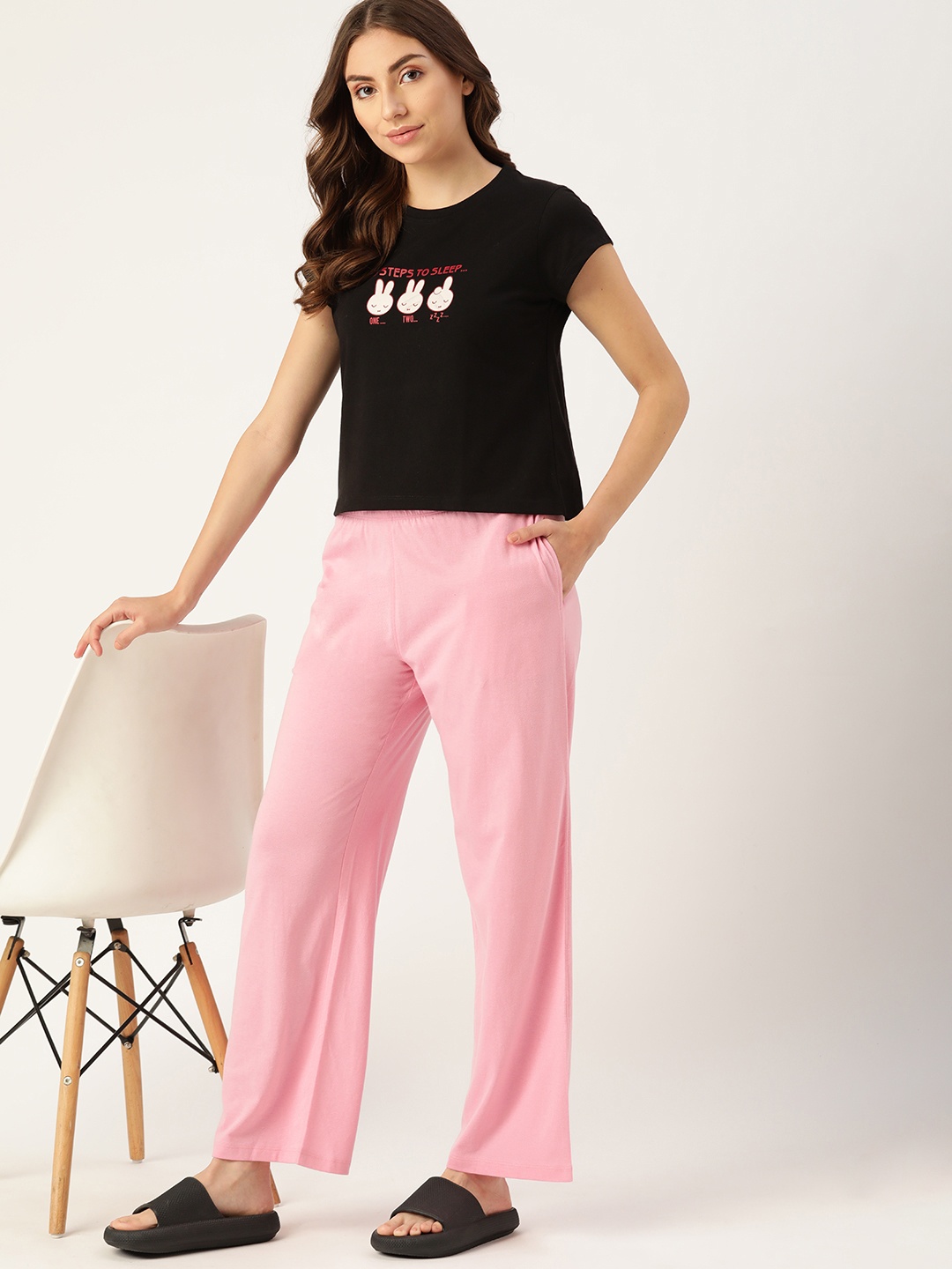 

DressBerry Women Lavender Solid Lounge Pants