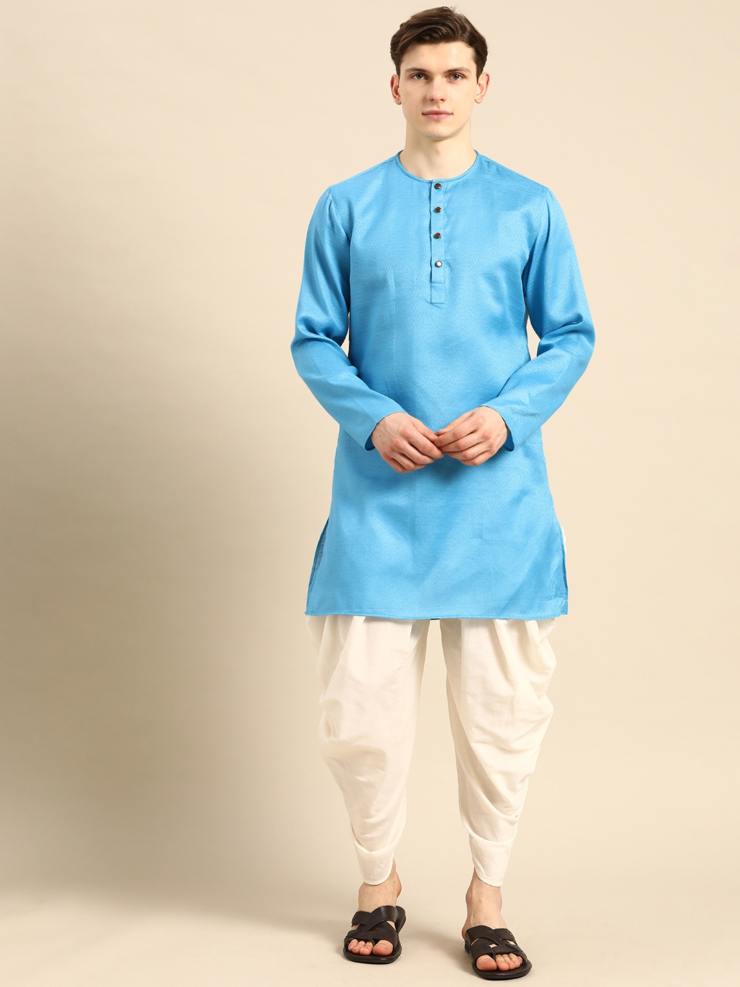 

Anouk Men Blue Kurta with Patiala