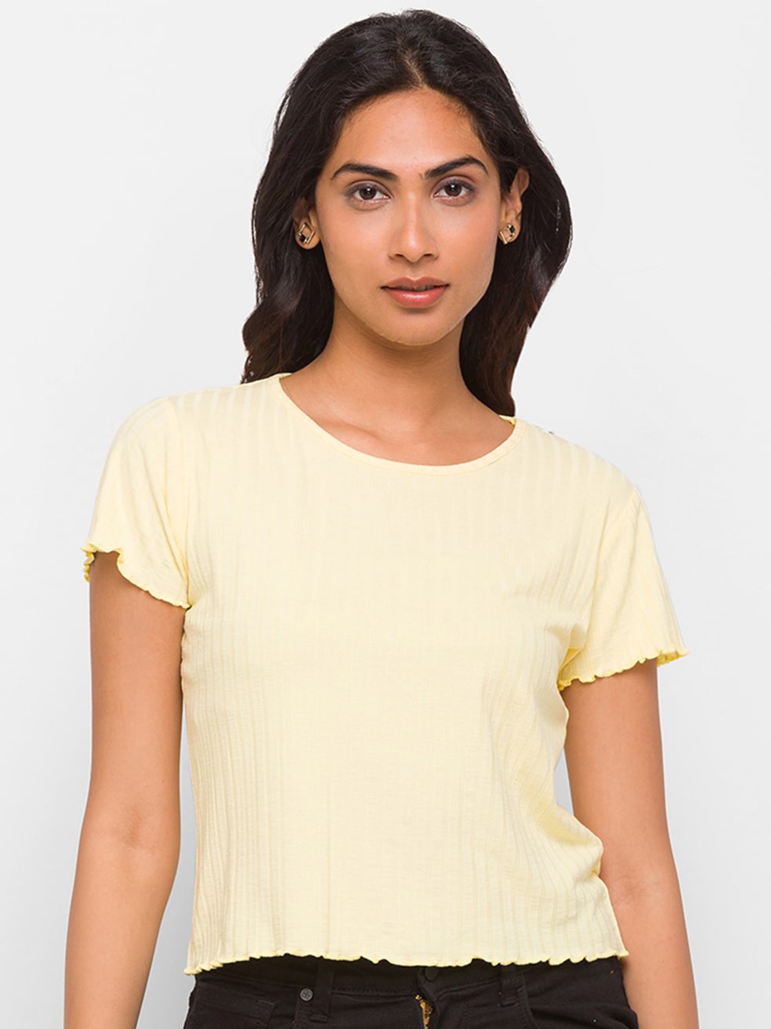 

Globus Women Yellow T-shirt