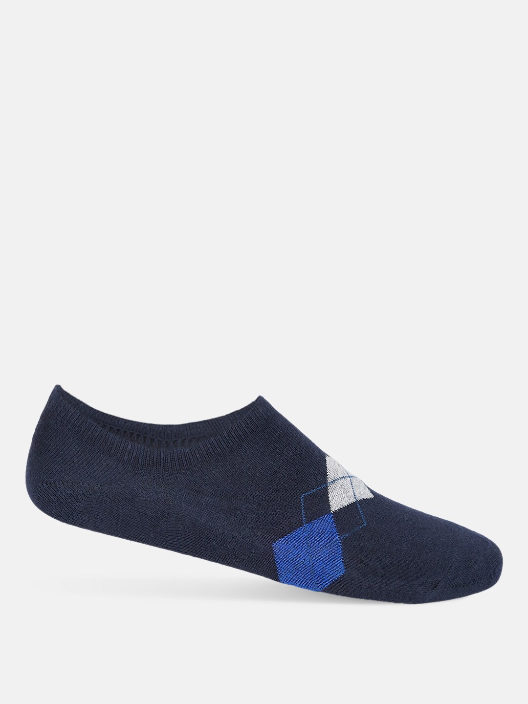 

Ajile by Pantaloons Men Navy Blue Patterned Shoe Liners