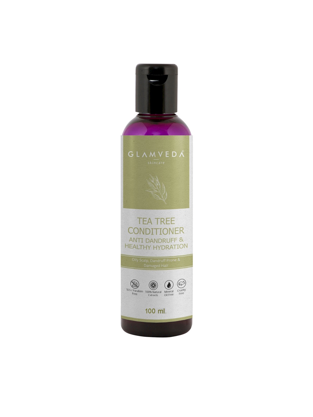 

GLAMVEDA Anti Dandruff & Healthy Hydration Tea Tree Conditioner - 100 ml, White