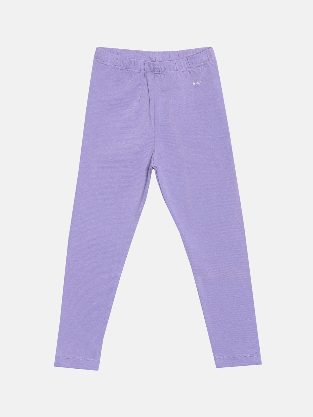 

Bitz Girls Violet Solid Ankle-Length Leggings