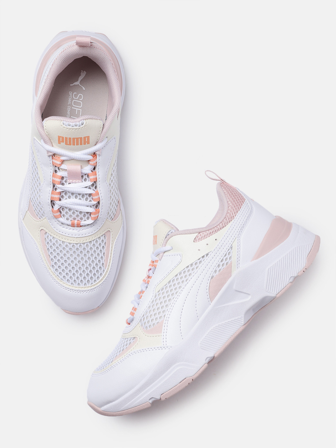 

Puma Women White Cassia Summer SoftFoam Sneakers