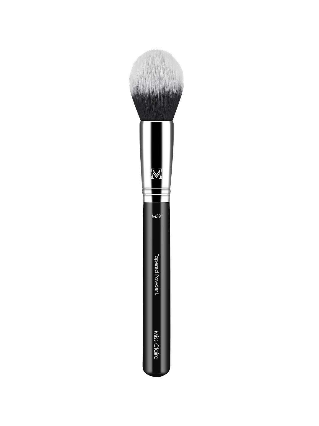 

Miss Claire Chrome Tapered Powder Brush - M39 Black & Silver-Toned