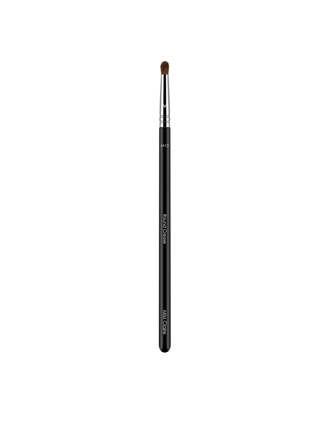 

Miss Claire M13 - Round Crease Eye Brush (S) - Silver-Toned & Black