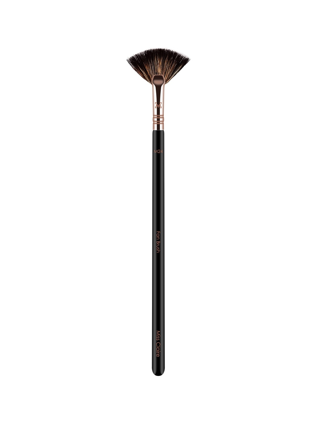 

Miss Claire Fan Brush - M24 Black & Rose Gold-Toned