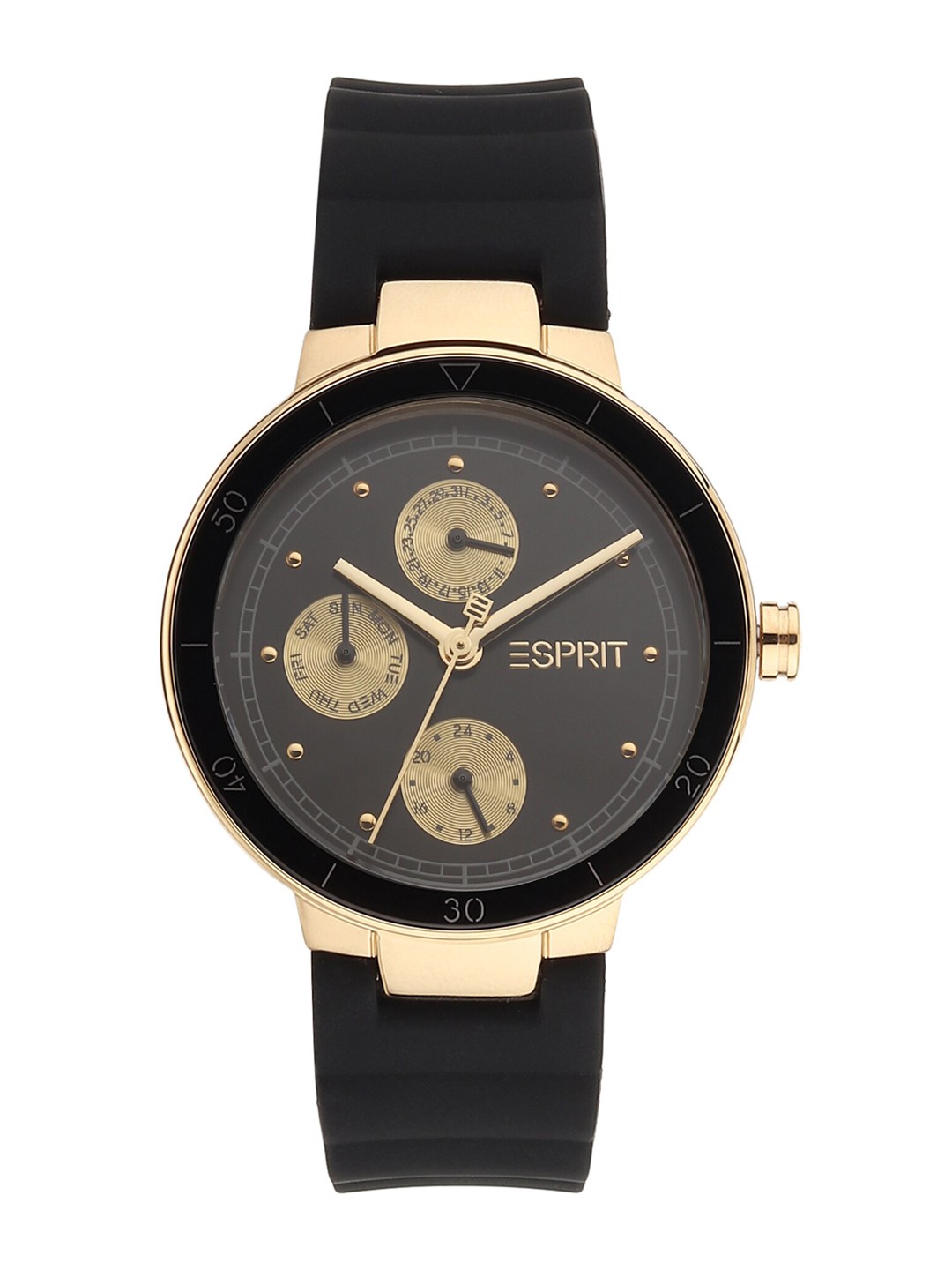 

ESPRIT Women Black Dial & Black Straps Analogue Watch ES1L226P0075