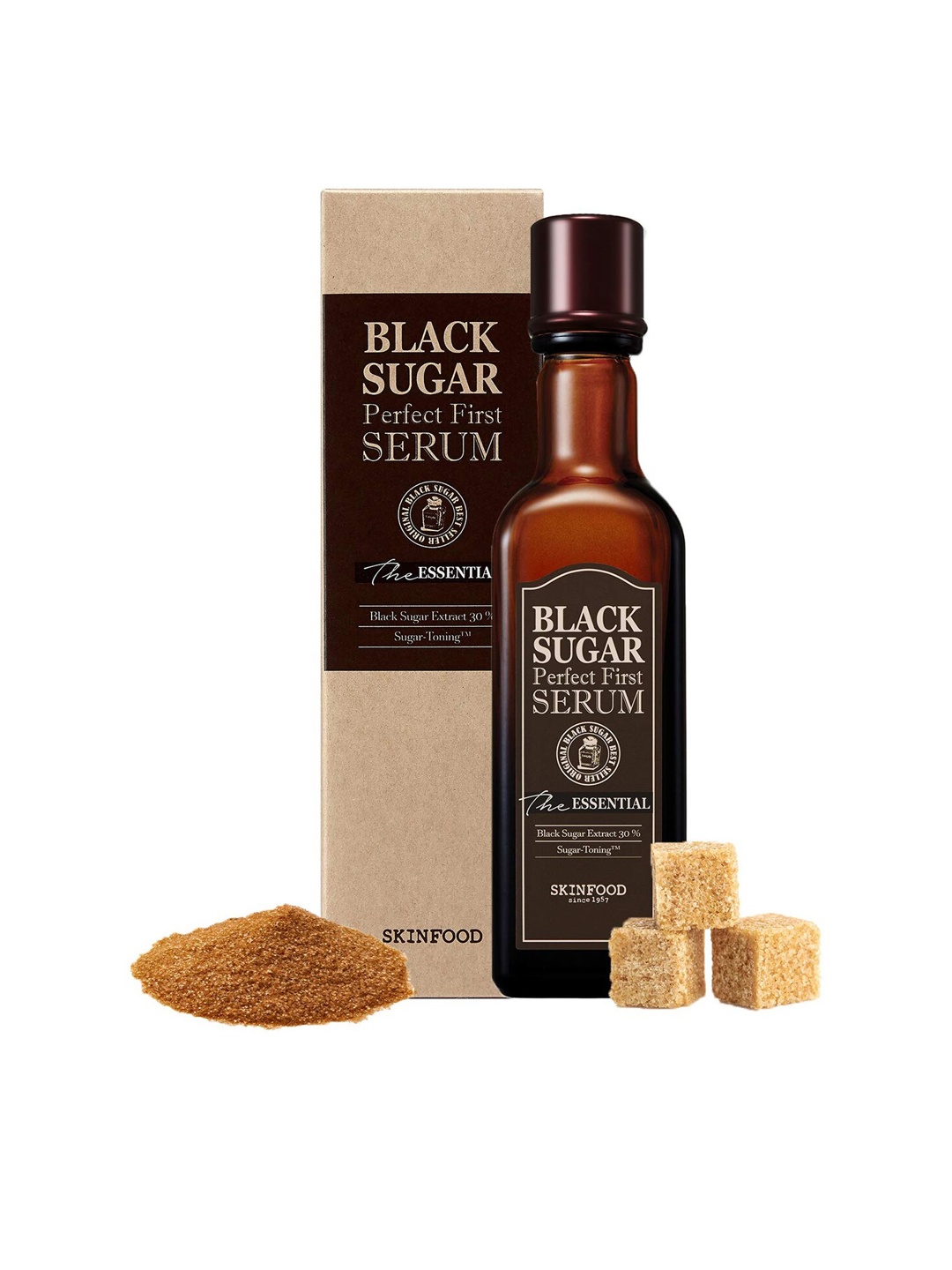 

SKINFOOD Black Sugar Perfect First The Essential Serum - 120 ml, Brown