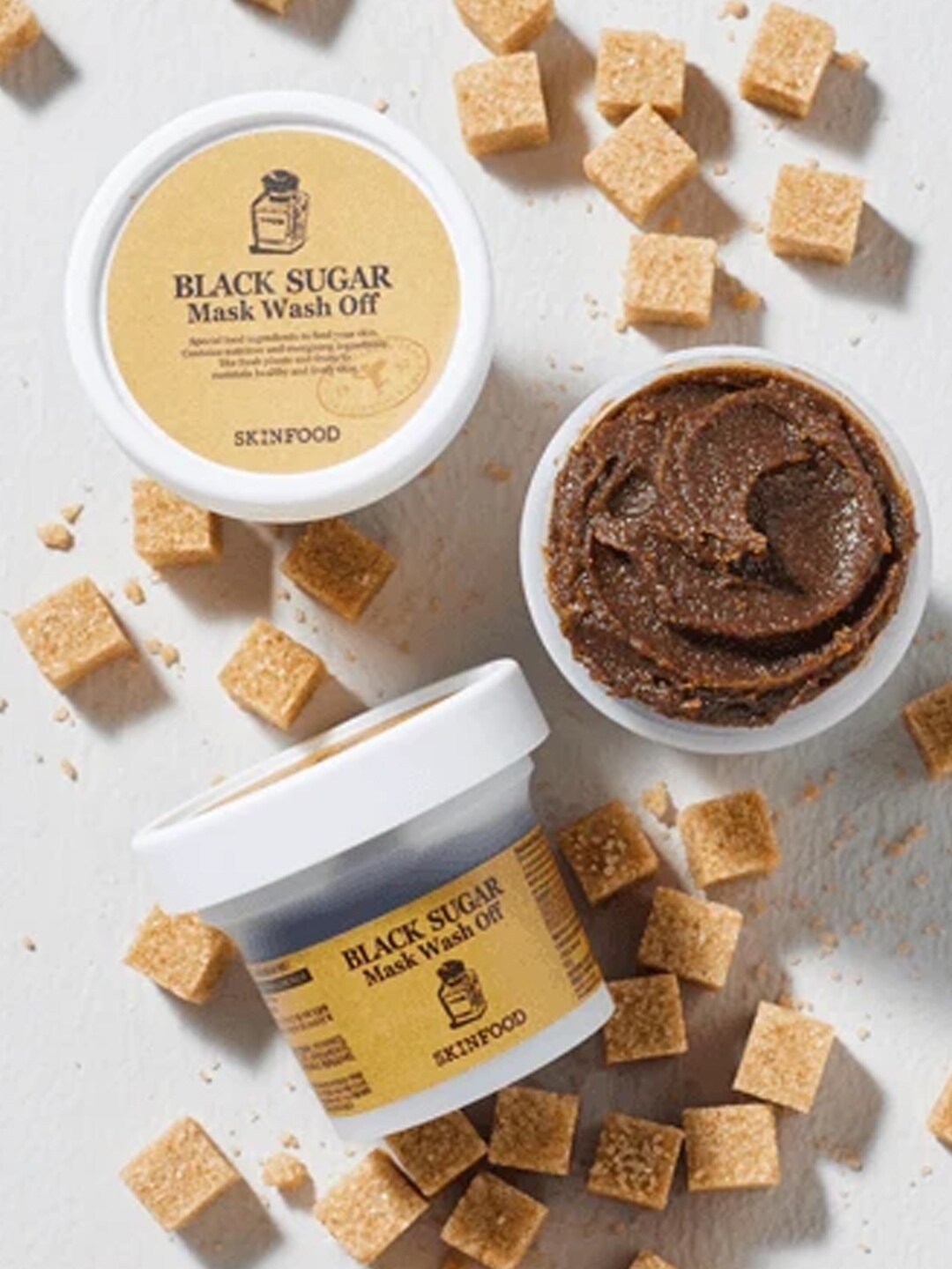 

SKINFOOD Black Sugar Mask Wash Off 100g, Brown