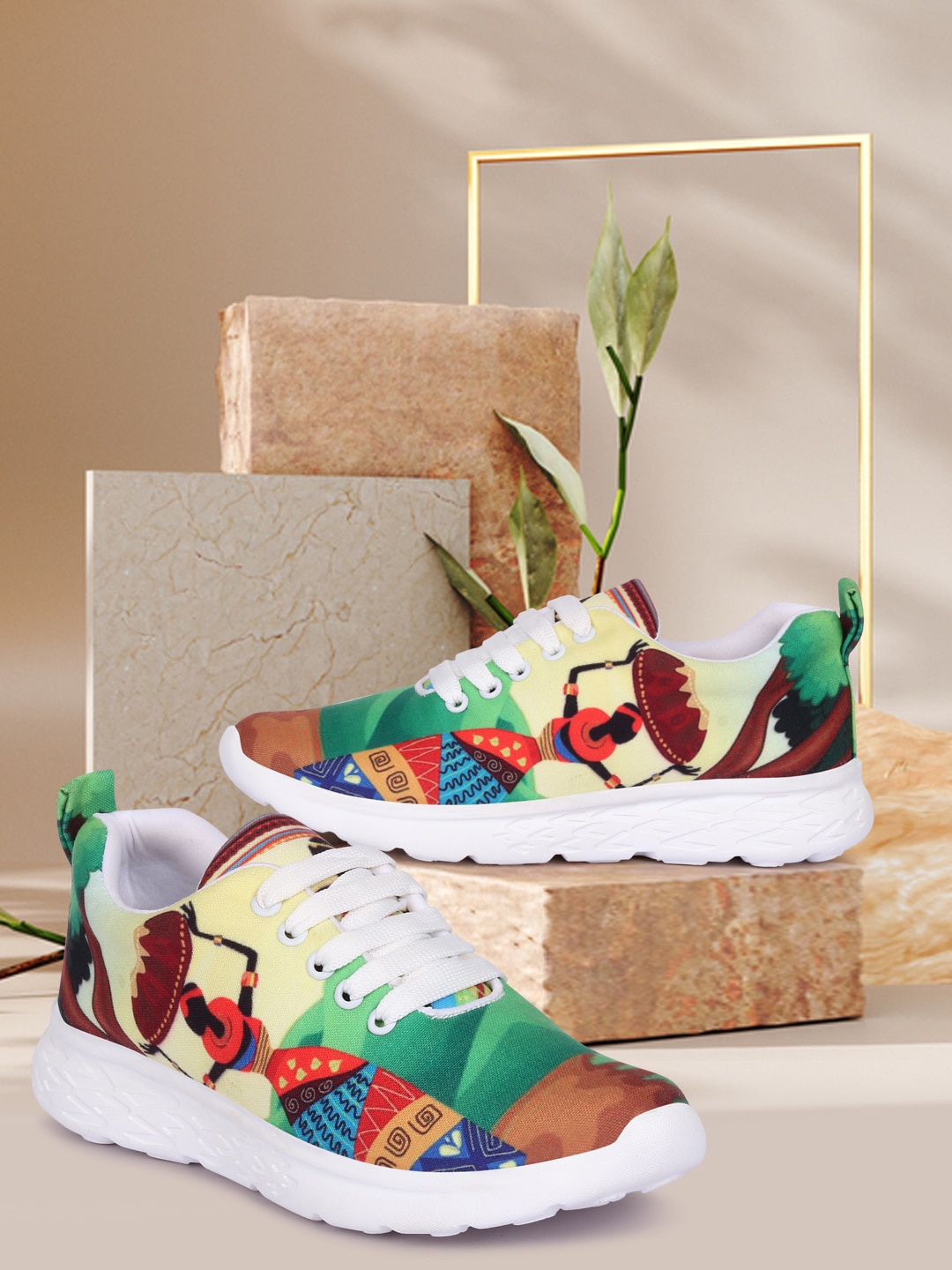 

Longwalk Women Multicoloured Printed Sneakers, Multi