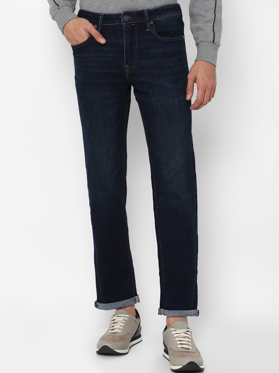 

AMERICAN EAGLE OUTFITTERS Men Blue Slim Fit Light Fade Jeans